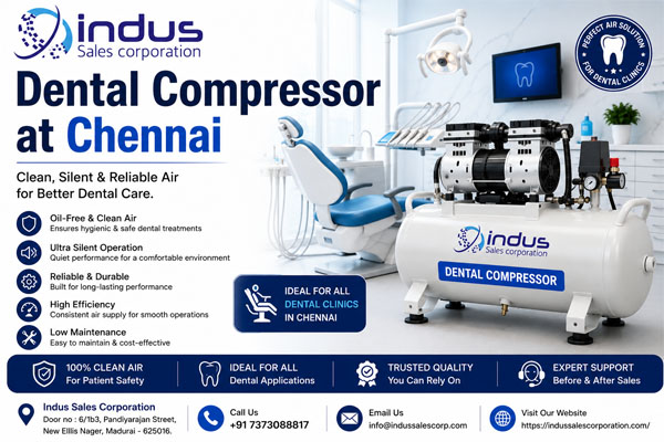 Dental Compressor at Chennai | Air Compressor at Tirunelveli | Air Compressor at Madurai
