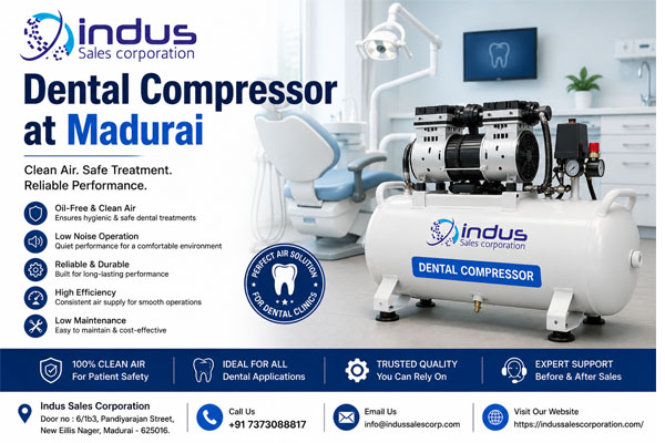 Dental Compressor at Chennai | Air Compressor at Trichy | Air Compressor at Madurai