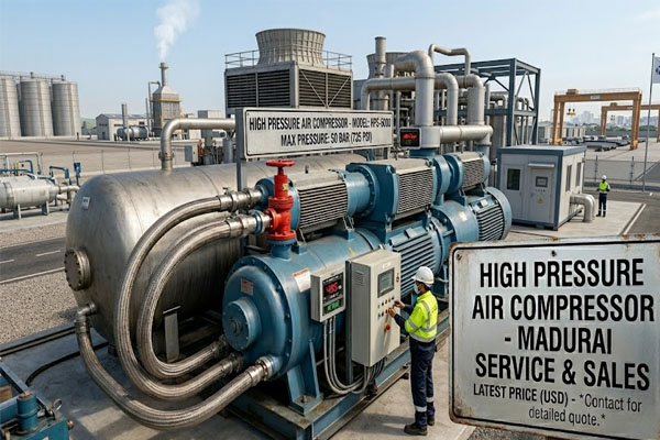 High Pressure Air Compressor | Laser Cutting Machine Compressor | Air Compressor at Madurai