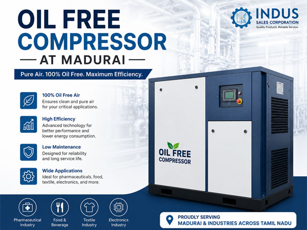 Dental compressor at madurai | Oil Free Compressor at Madurai | Air Compressor at Madurai