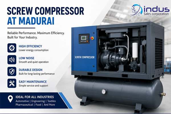 Screw compressor at chennai | Air Compressor at Trichy | Air Compressor at Madurai